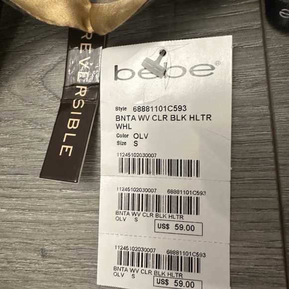 Bebe Reversable Halter Top - Picture 5 of 5